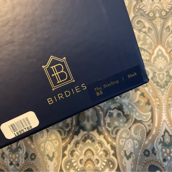 New Birdies The Starling In Black Velvet Womens Sz 8.5 - Picture 13 of 16